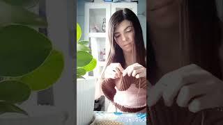 Моё любимое вязаниеЛетний топ спицами 