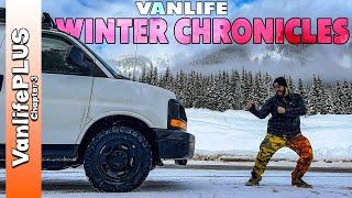 TOWED BY A SEMI, ROOF IS LEAKING, WHAT NEXT?! - Winter Vanlife Chronicles