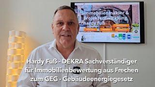 Was passiert mit Ihrer Heizung? Hardy Fuß - DEKRA Sachverständiger für Immobilienbewertung zum GEG