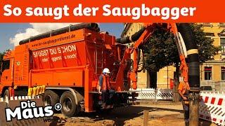 So funktioniert ein Saugbagger | DieMaus | WDR