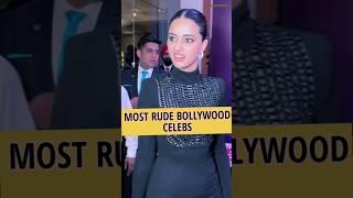 Most Rude Bollywood Celebs #shorts #bollywood