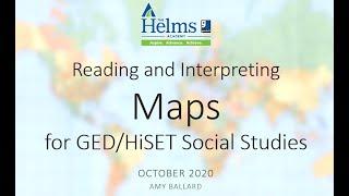 Maps for Social Studies | GED, HiSET, and TASC Prep