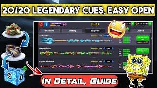 How To Open 20/20 Legendary Cues In 8 Ball Pool - Full Detail || Latest 2024