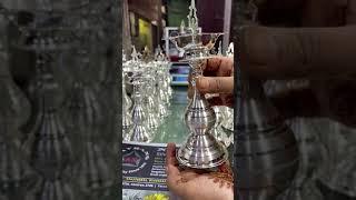 Pure Silver Long Lamps [Weight and Sizes] included | Chandravalli Design | NAVRANG Silver Works