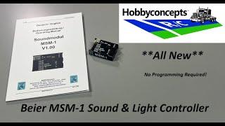 Beier MSM-1 Sound & Light Module & Starter Kit *** NEW ***