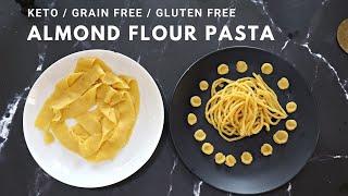 Keto Gluten Free Pasta | How to make almond flour pasta within minutes | Gluten-Free | Keto Pasta