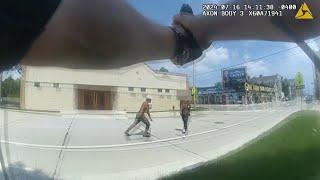 Columbus police release bodycam of officers firing shots at knife-wielding man near RNC in Milwaukee