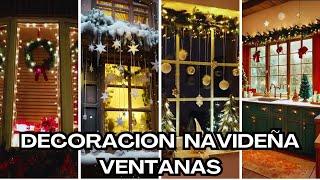 Ideas para DECORAR tus VENTANAS en NAVIDAD | WINDOWS DECOR Ideas for CHRISTMAS #navidad #christmas