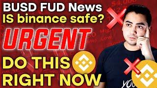 BUSD Binance USD VS SEC Case Latest Updates || Binance Exchange safe or Not?  BUSD - USDT PAXOS NEWS