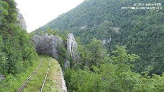 Romania: The Railway Line ORAVITA - ANINA Rearview [July, 2014]