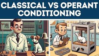 Operant vs Classical Conditioning (Explained in 3 Minutes)