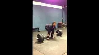 Ayahna T.  -  5 rep Deadlift 245#