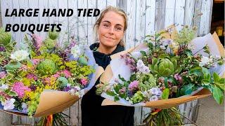 Making & Wrapping a Gift Bouquet with Flowers from my Flower Farm