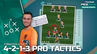 PES 2021 | 4-2-1-3 Pro Tactics - Most Used by PRO PLAYERS!