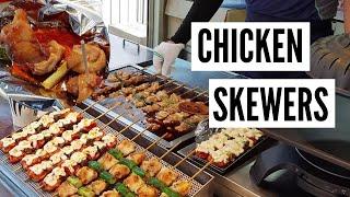 Chicken Skewers | Street Foods in Korea | Anne Plugged