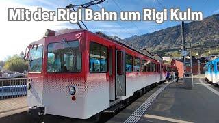 Atemberaubende Fahrt zur Spitze: Mit der Rigi-Bahn zum Rigi Kulm