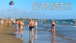 Der Strand von Side (Evrenseki/Türkei) 27.6.2024 4K#sideturkey #antalya