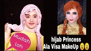 Tutorial Hijab Weding Ala Visa MakeUp Tanpa Kursus  Langsung Bisa  | Linda Lestari