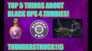 Top 5 things about BLACK OPS ZOMBIES!