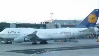 Lufthansa B747 D-ABVD being pushed back @ Frankfurt after a flight from Tehran ( LH601 )