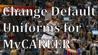 Change MyCAREER Uniforms - NBA 2K13 Tutorial (RED MC)