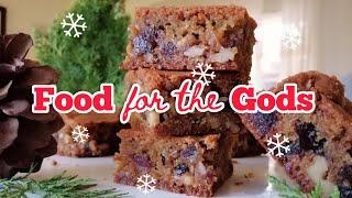 FOOD FOR THE GODS RECIPE | Chewy and Moist Dates and Walnut Bar | 3 of 12 Christmas Recipe Ideas