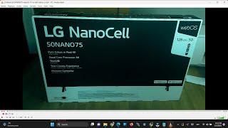 LG TV NanoCell 50NANO75 webOS TV  Unbox in 3mins