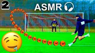 ASMR FOOTBALL + MOST SATISFYING FOOTBALL SHOTS AND SAVES