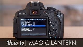 Magic Lantern Walkthrough/Install - Canon T5i