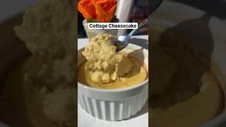 easy 4 ingredient Cottage Cheesecake (the best healthy breakfast)
