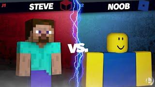 Steve vs Noob - Super Smash Bros Ultimate