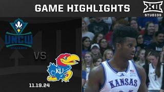 UNC Wilmington vs. #1 Kansas Game Highlights | 2024 25 Big 12 Men's Basketball