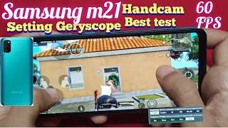 Samsung m21 test game pubg mobile handcam New update 2022