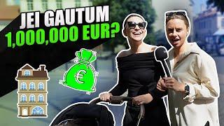 IŠ GATVĖS #2 | Ką lietuviai darytų laimėję milijoną? 