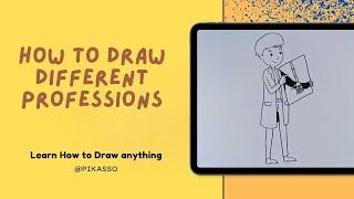 How to Draw Different Professions