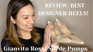 GIANVITO ROSSI SUEDE PUMPS: REVIEW- comfortable classic style designer heels Kate Middleton inspired