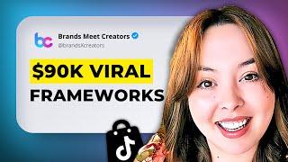 VIRAL FRAMEWORKS Earning $90,000 GMV on TikTok Shop Affiliate!