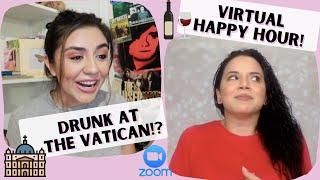 Virtual Happy Hour with Jizzelle ft. Linanyi Ortiz! | Starting a YouTube & Remembering Rome