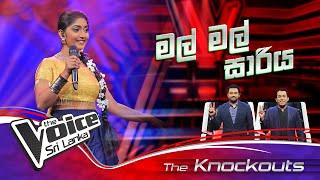 Poornima Lakshani | Mal Mal Sariya (මල් මල් සාරිය) | Knockouts - Ranking Chairs | The Voice SL