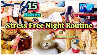 15-Smart Habits For happy & stress Free Night Routine Of Homemakers | My Night Routine | WomeniaATF