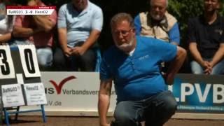 40. Deutsche Pétanque Meisterschaft Triplette 2016 in Saarlouis Halbfinale