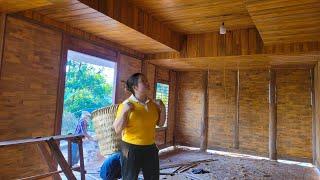 Surprisingly the house inside it is very beautiful, Drying lots of cassava & Harvest tomatoes