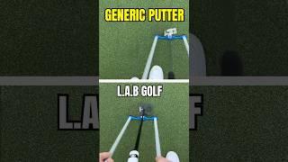 THIS IS CRAZY! L.A.B golf putter VS Generic putter  #golf #golfputter