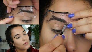 How To Use Eyebrow Stencils | Lola Mojica