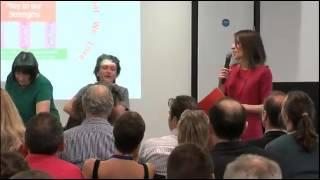 Clive Hutchinson and Marion Janner, speaking at Creating Happy Workplaces 2013