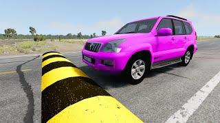 Cars Vs Massive Speed Bumps #3 - BeamNG.Drive