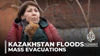 Mass evacuations as floods in Kazakhstan set to peak