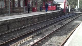 The Moorlander coming into Goathland station