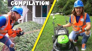 Lawn Mowers for Kids | Yard work with Handyman Hal | Learn about Lawn Mowers | Fun Videos for Kids