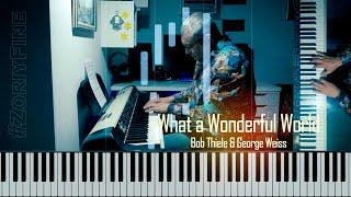 What a Wonderful World  Louis Armstrong  Piano Cover With Flowkey